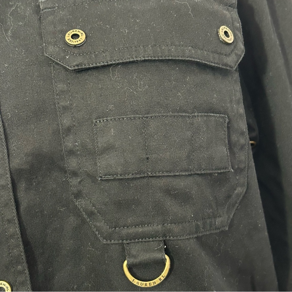 Ralph Lauren Black Safari Outfitters Utility Shirt - Picture 4 of 11